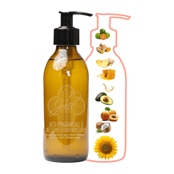 Huile de massage Ayurveda active - Jolie massage du ventre 200ml