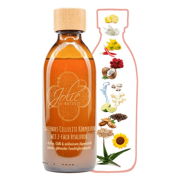 Sérum corporel anti-cellulite à l'acide hyaluronique | Extrait d'algues 200ml