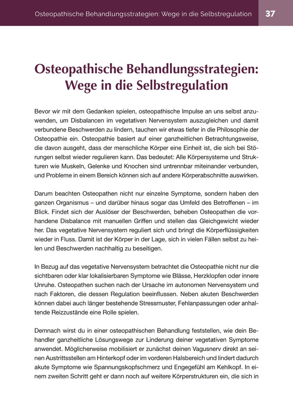 Osteopathy for Home - Nervous System