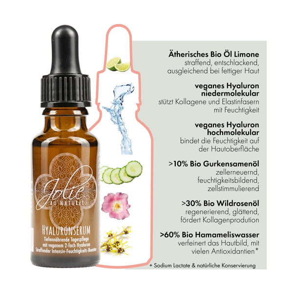 Sérum d'acide hyaluronique booster d'hydratation intensif 20ml