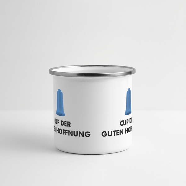 Tasse émaillée "Cup de la bonne espérance"
