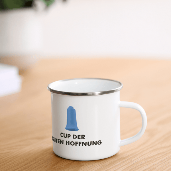 Tasse émaillée "Cup de la bonne espérance"